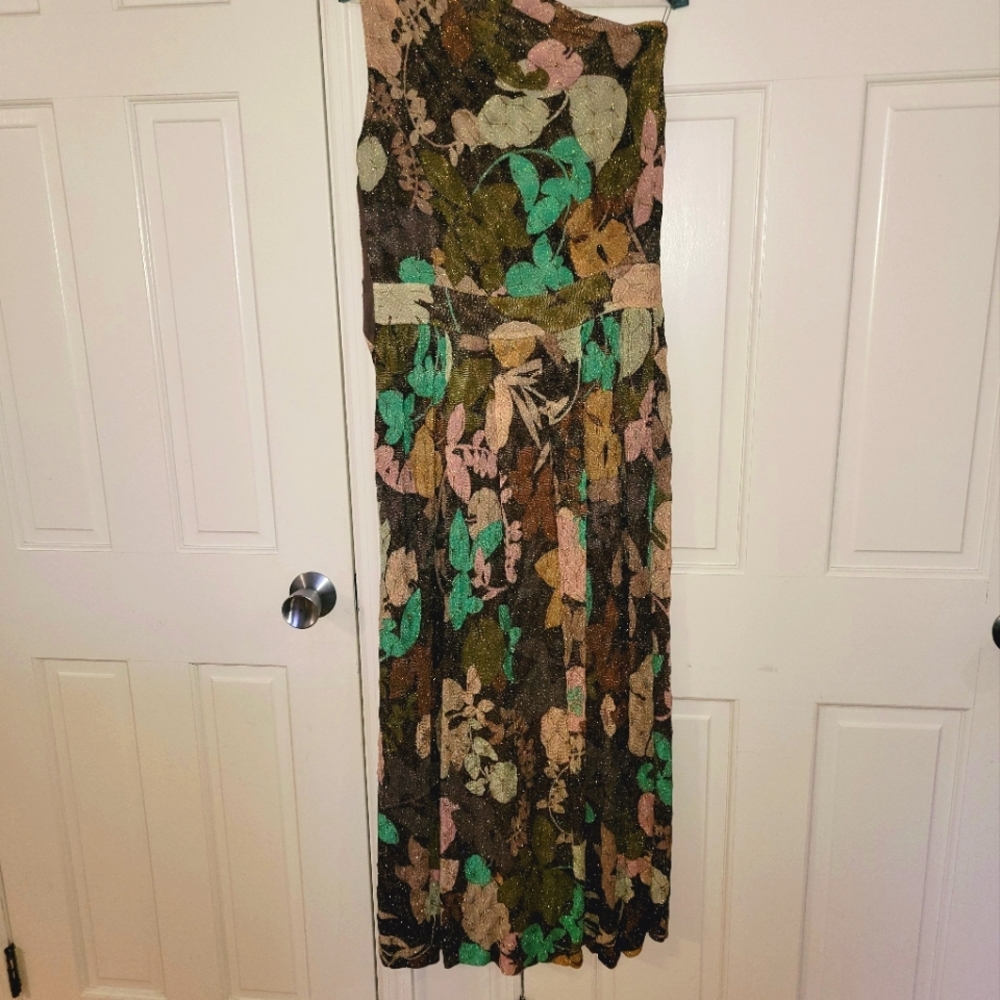 COPY - Missoni Brown/ multicolored glittering evening dress. Size 44